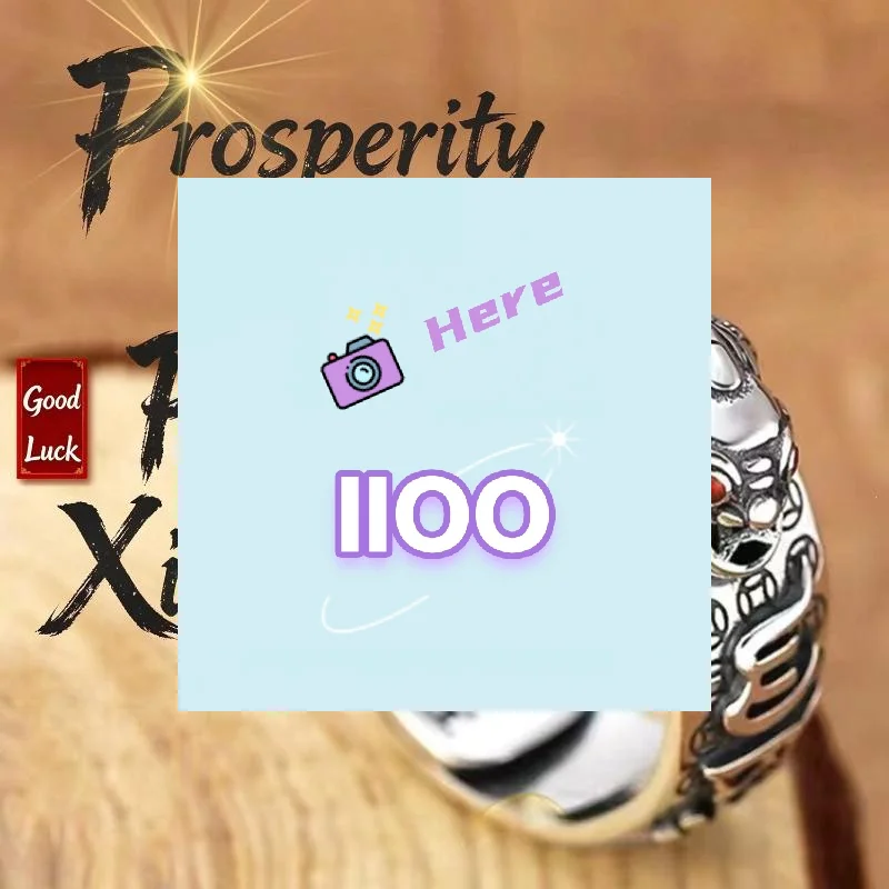 【IIOO】Silver Feng Shui Pixiu Ring With Good Luck Blessing Perfect For Daily Wear Jewelry Gift And Wealth Prosperity Attraction