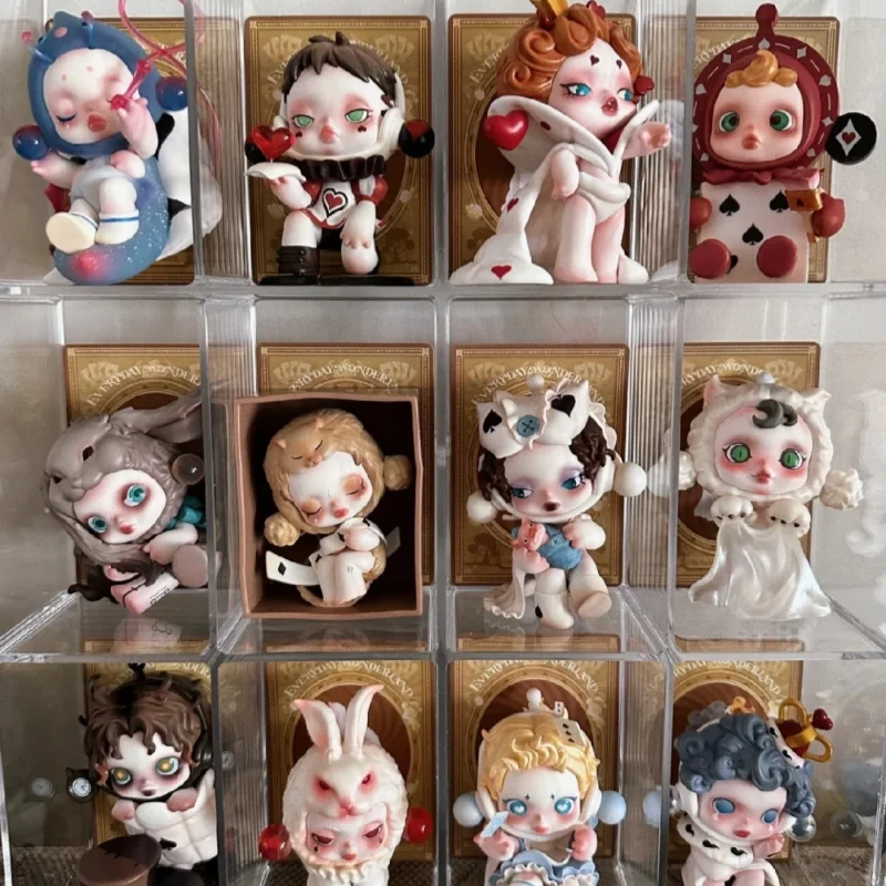 Oryginalna Skullpanda codzienna seria Wonderland pudełko z niespodzianką zabawki Kawaii Anime figurka niespodzianka tajemnicze pudełko lalki dziewczyny prezent