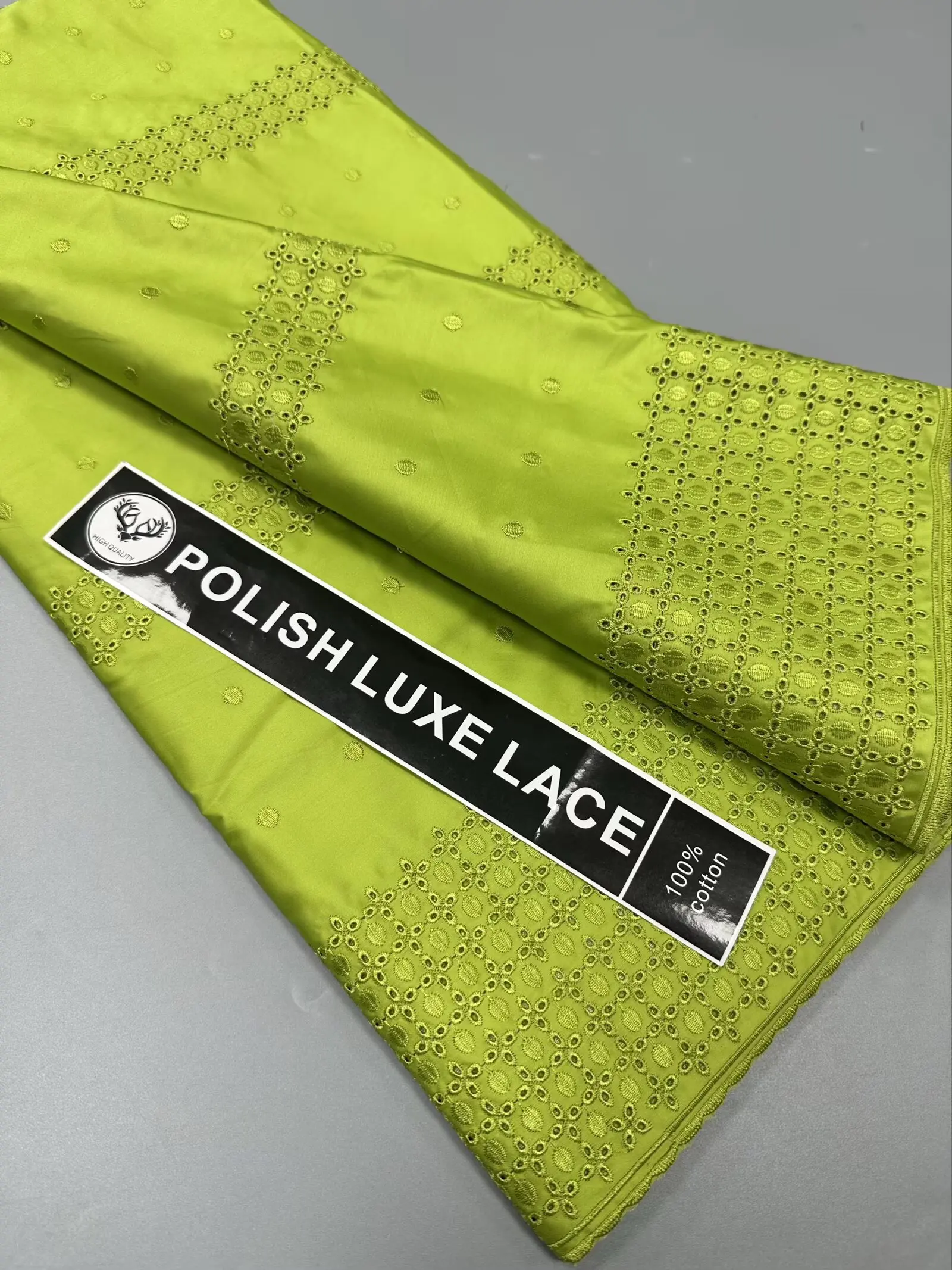 Luxury African Swiss Voile Lace Fabric, 100% Cotton, TR Material, Soft Atiku Men Lace, 5 Yards, for Clothes Sewing 17A01