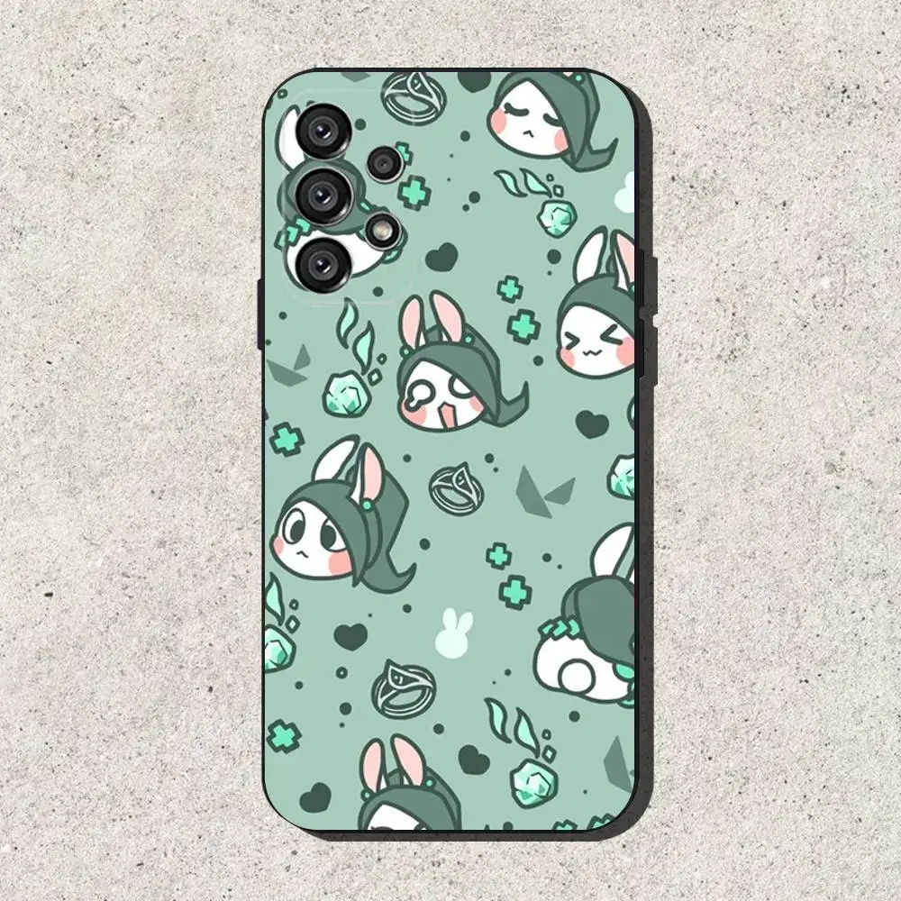 V-Valorant Game Phone Case For Samsung S25,S24,S21,S22,S23,S30,Ultra,S20,Plus,Fe,Lite,Note,10,9,5G Black Cover