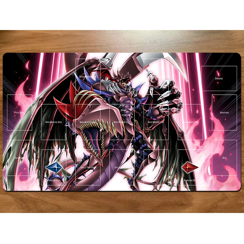 

Игровой коврик Yu-Gi-Oh Destiny HERO Plasma для карточных игр YGO KMC TCG YuGiOh Play Mat-84