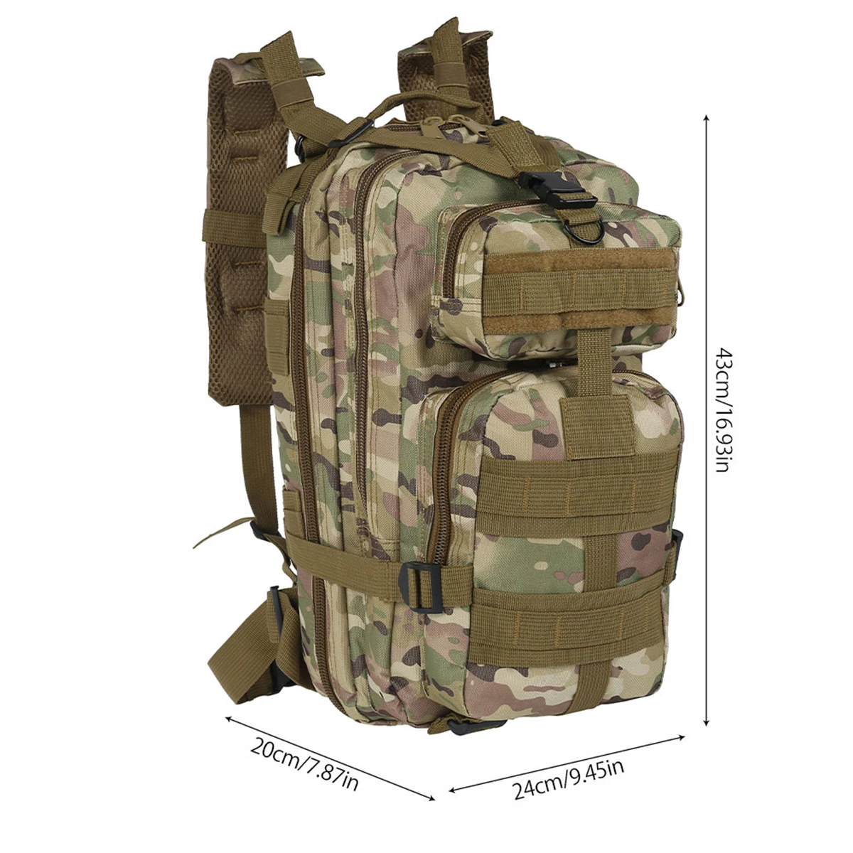 Camping Backpack Tactical Bag Large Waterproof Backpacks Camouflage Hiking Men Outdoor Bags