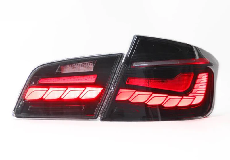 Conjunto de luz trasera adecuado para BMW 5 Series 2011 2012 2013 - 2017 luz trasera LED modificada