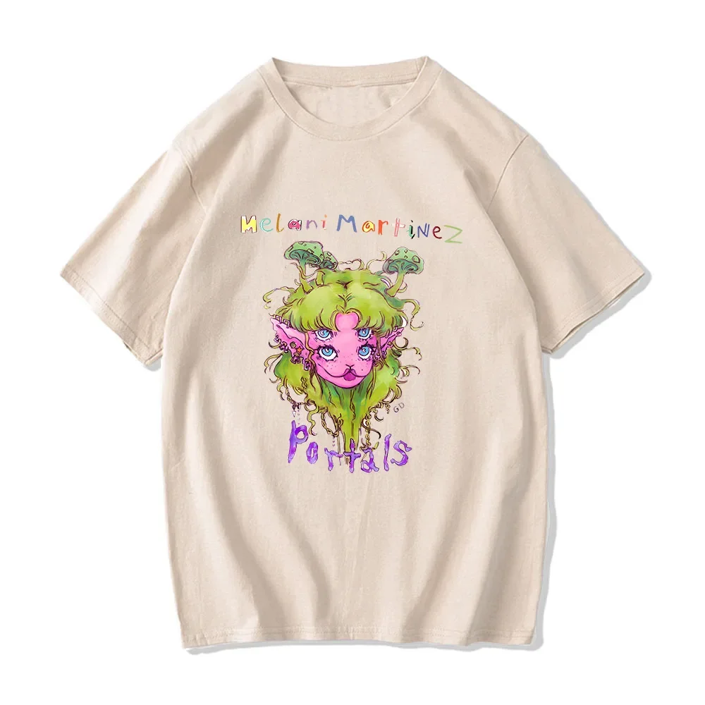 Melanie Martinez Portals Tour Funny Cartoon Men's T-shirt Cute Harajuku Summer Tops Harajuku Short Sleeve Print Casual Clothes