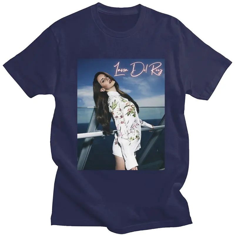 Limted Lana Del Rey T Shirts Vintage Fashion Style Tee Shirt Men Women Loose Cotton Casual Summer T-shirt Streetwear Fans Gifts