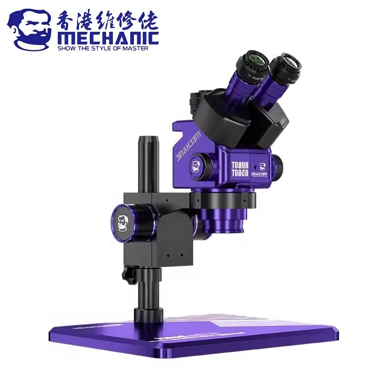 MECHANIC ROBOT 6560T-B11 Trinocular Stereo Industrial Microscope