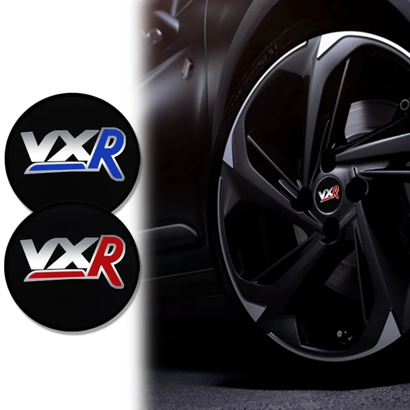 Aluminium 4 Stuks 56Mm Vxr Badge Auto Wiel Centrum Hub Caps Embleem Stickers Voor Vauxhall Vectra Zafira Vxr8 Astra Mokka Corsa Gts