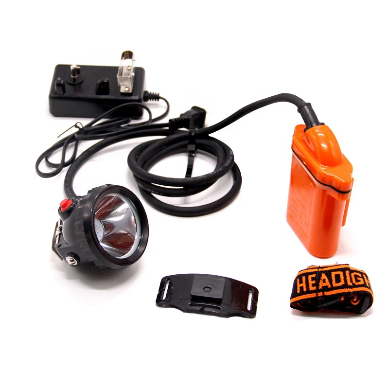 Waterproof KL8LM 7800mAh LED Headlamp Miner Lamp Rechargeable Explosion Proof Mining Light