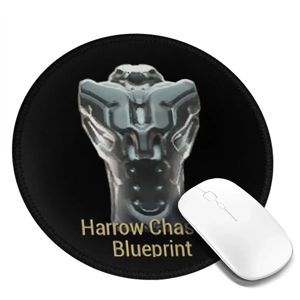 Harrow Chassis Blueprint Warframe Tennoc Round Mouse Pad Computer Keyboard Mouse Mat Gaming PC Desk Mat Office Table Mats