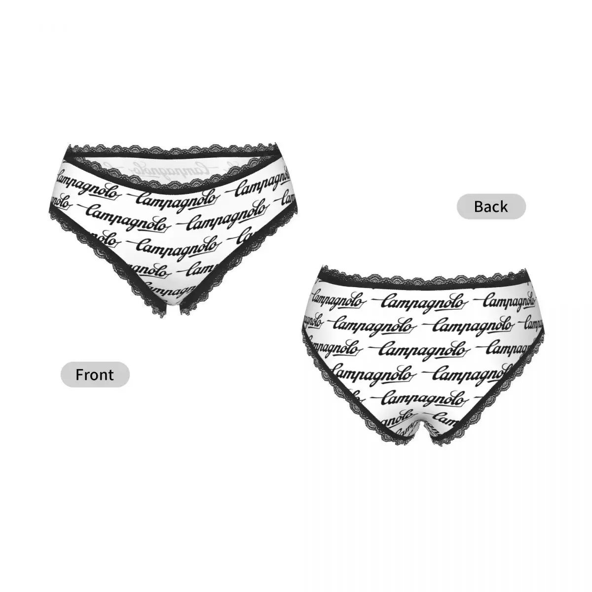 Calzoncillos personalizados de la marca Campagnolo, ropa interior cómoda para mujer, calzoncillos transpirables, ropa interior femenina.