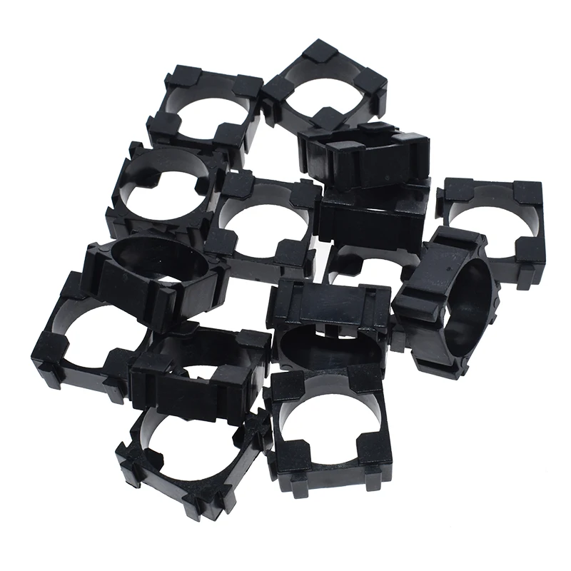 20PCS 18650 Lithium Cell Cylindrical Battery Case Holder Bracket for DIY Battery Pack 18650 li-ion holder Safety anti vibration