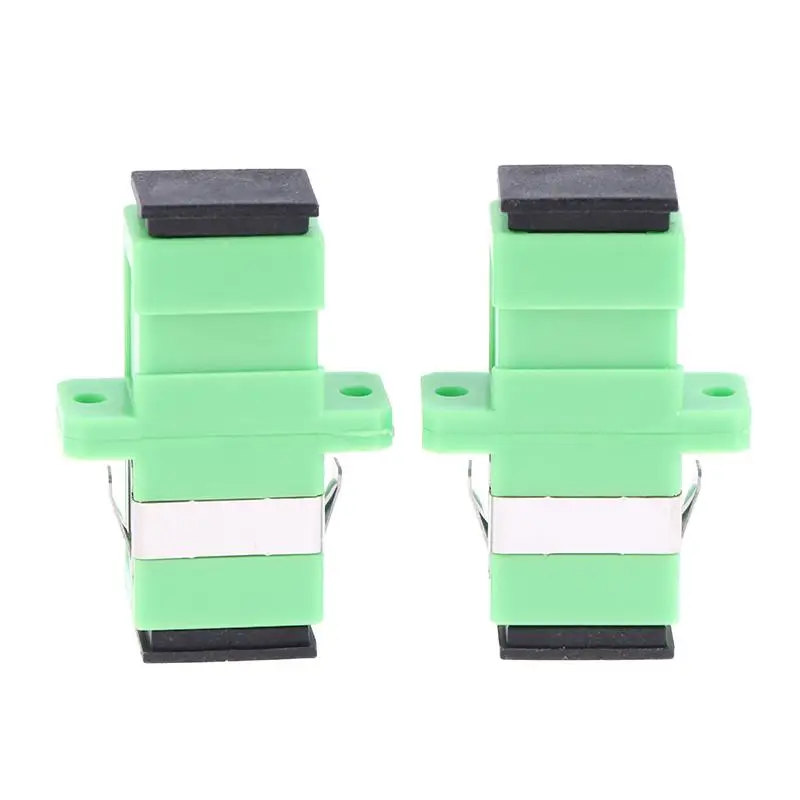 10/20/30PCS Fiber Optic Simplex Coupler SCAPC Connector SM Optical Fiber Adapter Single Mode Flange Fiber Tools