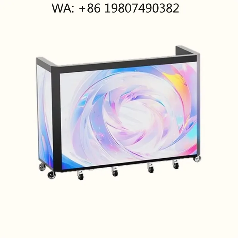 P2.6 High Refresh Waterproof Three-sided Foldable LED DJ Booth Screen HD Panel for Party Wedding Disco Stage Live Events