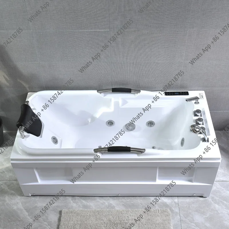 

J C Acrylic Adult Home Bathtub Spa Project Internet Celebrity Bathtub Independent Surfing Massage Thermostatic Insulation Bathtu