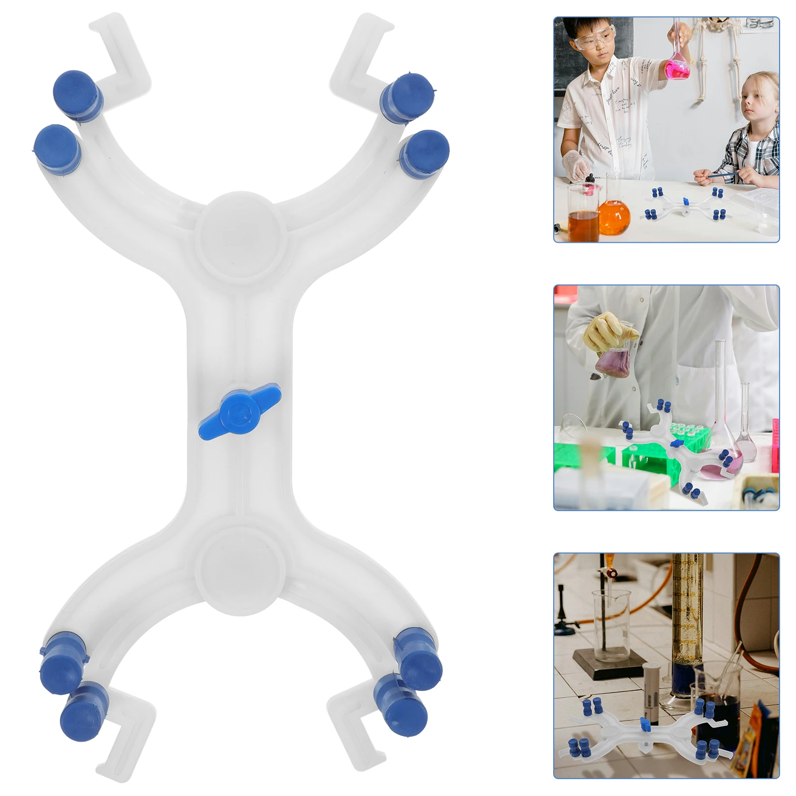 

Plastic Buret Clamp Lightweight Grips Tubes Lab Stand Laboratory Support Clamps Clip Adjustable Titration Fixture