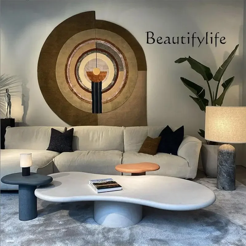 

Modern simple light luxury coffee table living room home special-shaped clouds irregular coffee table homestay art