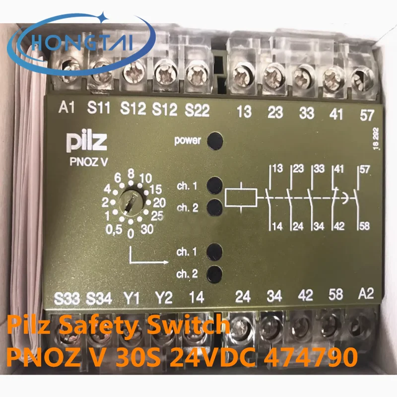 

Free Shipping Pilz Safety Switch PNOZ V 30S 24VDC 474790 Original New