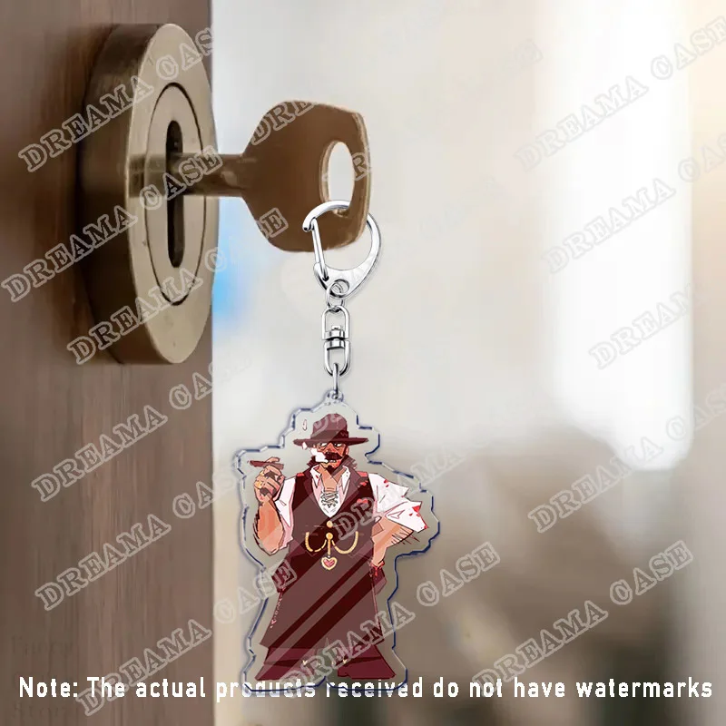 RDR2 Lovecore كاوبوي المفاتيح الاكسسوارات حقيبة سحر لعبة سلاسل المفاتيح Keyrings مجوهرات المشجعين الأصدقاء هدية