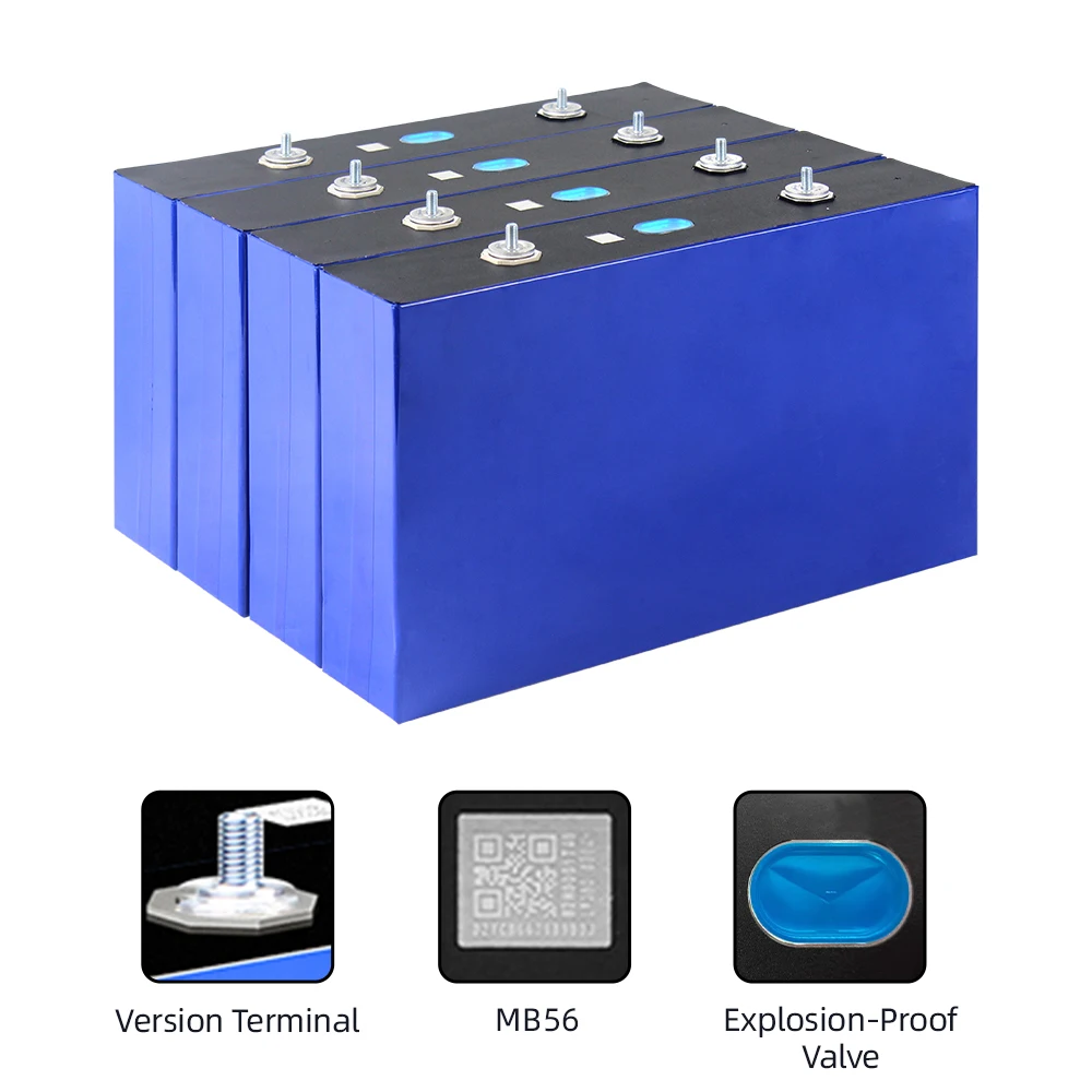 

New EVE 628Ah MB56 10000cycle 3.2V Prismatic Rechargeable Lifepo4 cell Lifepo4 Battery Cells For 12V 48V For Boat RV TAX FREE