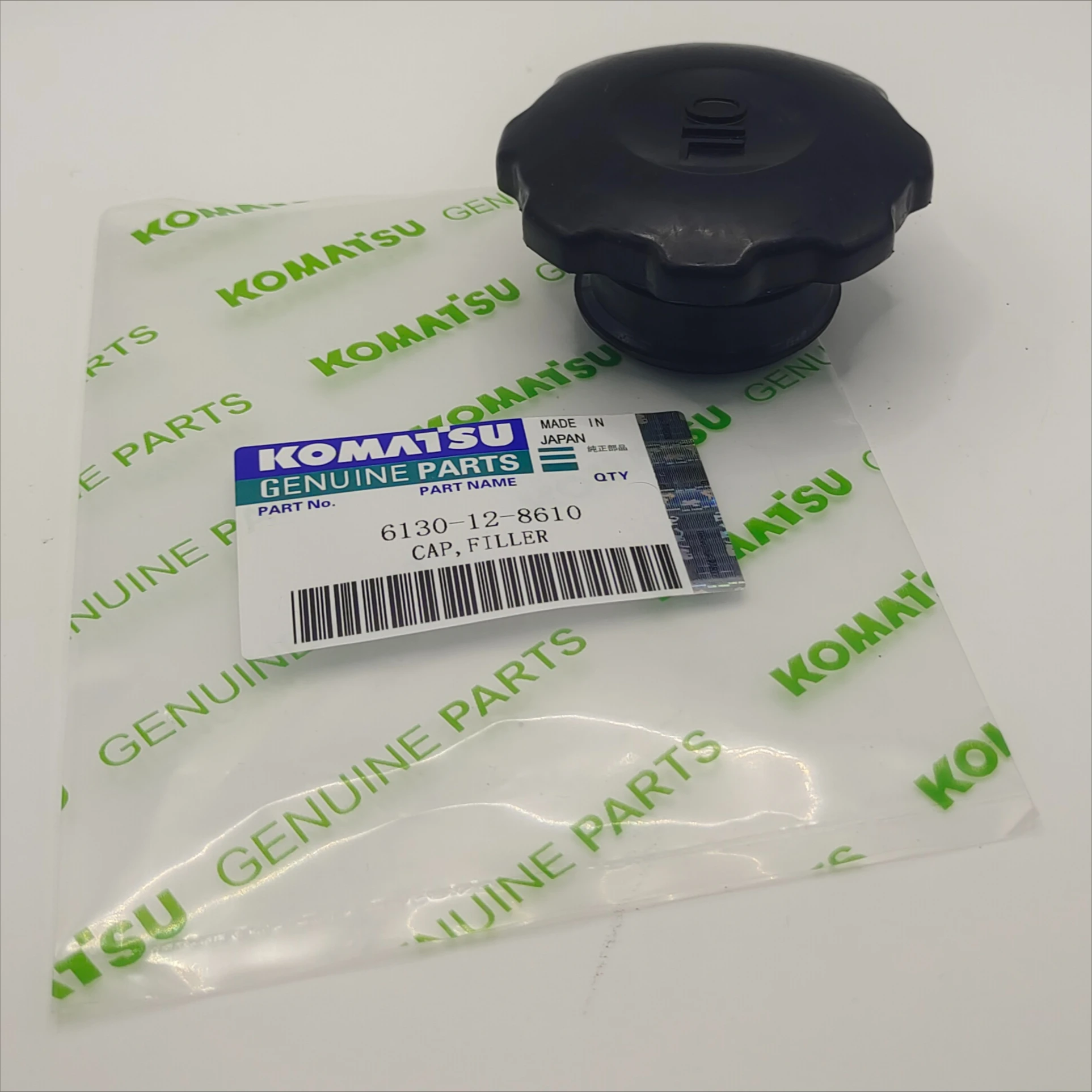 6130-12-8610 tappo olio motore originale al 6130128610 per accessori per escavatori Komatsu PC200/PC220/PC240/PC360-7-8