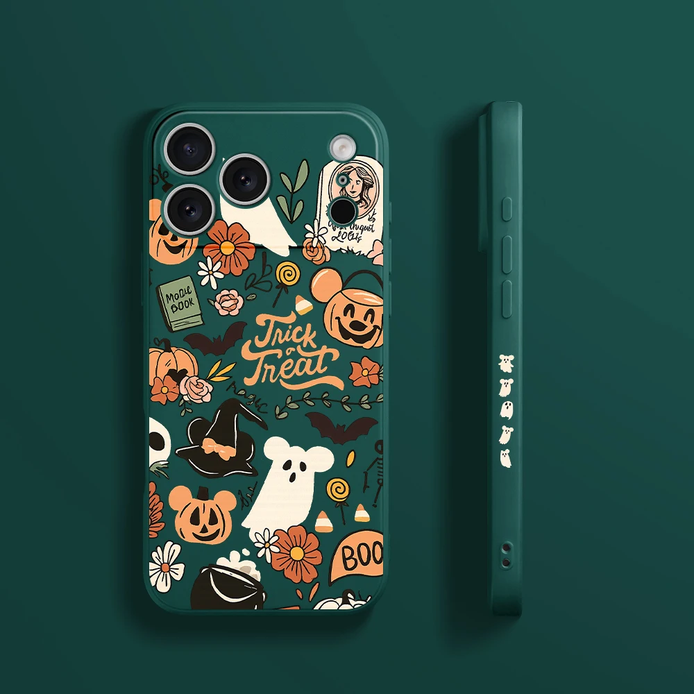 حافظة هاتف على طراز الهالوين لهاتف iPhone17 ProMax 17 Air 16 15 14 13 12 11 Pro Max XS Max7 8 Plus 16e 16 Plus غطاء من البولي يوريثان #2