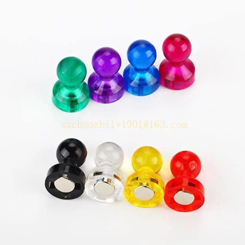 10 piezas chinchetas coloridas, imanes pizarra blanca para cocina, hogar, escuela, aula, para calendarios nevera, pizarras escolares