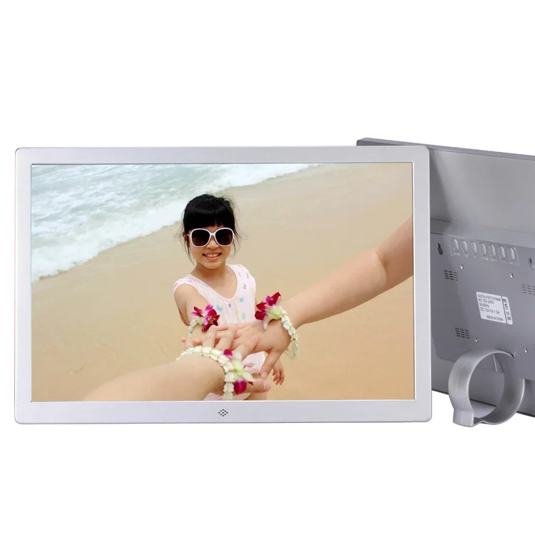 21-Inch shell electronic album five digital photo frame to play video pictures ips screen touch screen ultra-clear