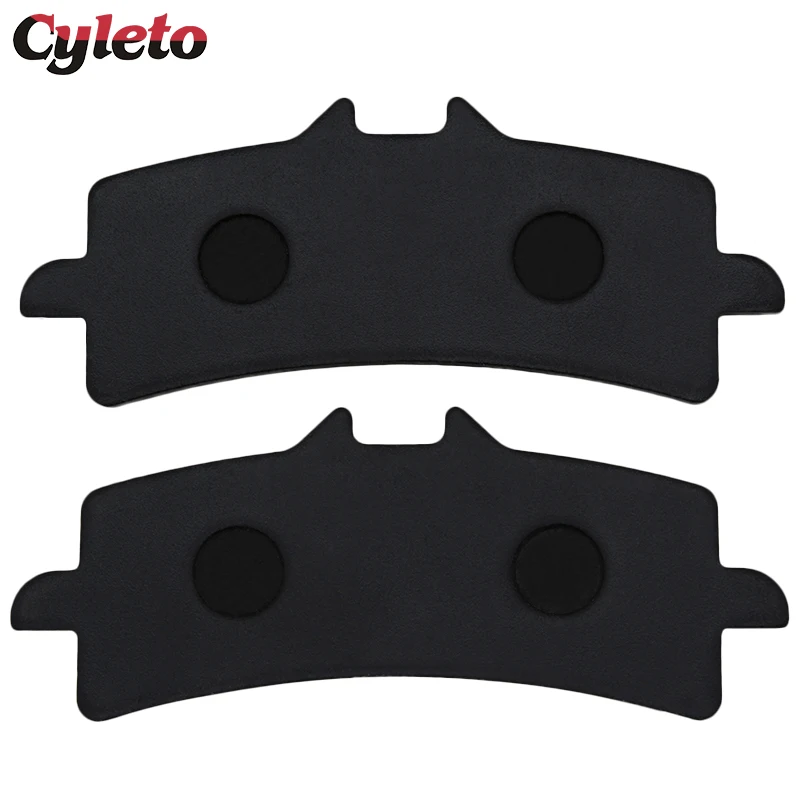 Cyleto Motorcycle Front Brake Pads for KTM SMR 450 Duke 690R 890R 990 Supermoto R RC8 RC8R 1190 1290 Super Duke R SE RR GT view 2