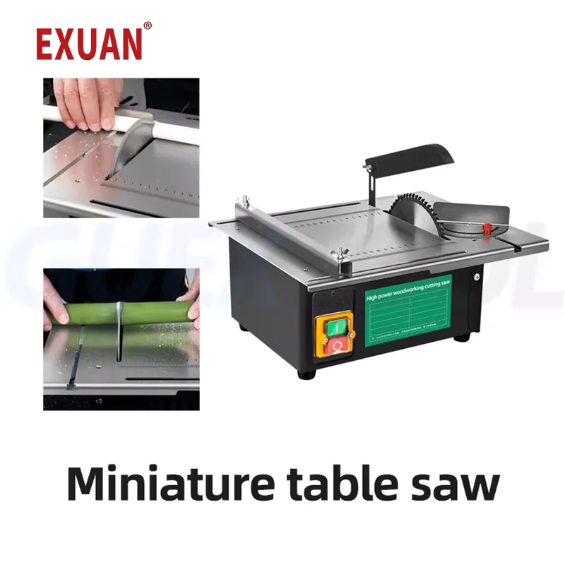 

1200W Small Household Push Table Saw High-power Woodworking Decoration Micro Electric Saw Blade Multifunctional Cutting Machine