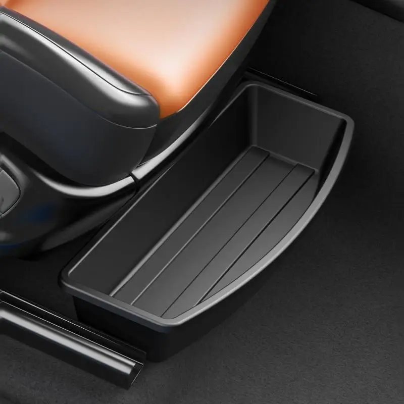 New Universal Car Front Seats Storage Box Anti-Slip Auto Under Seat Drawer Storage Organizer For Car Accessories