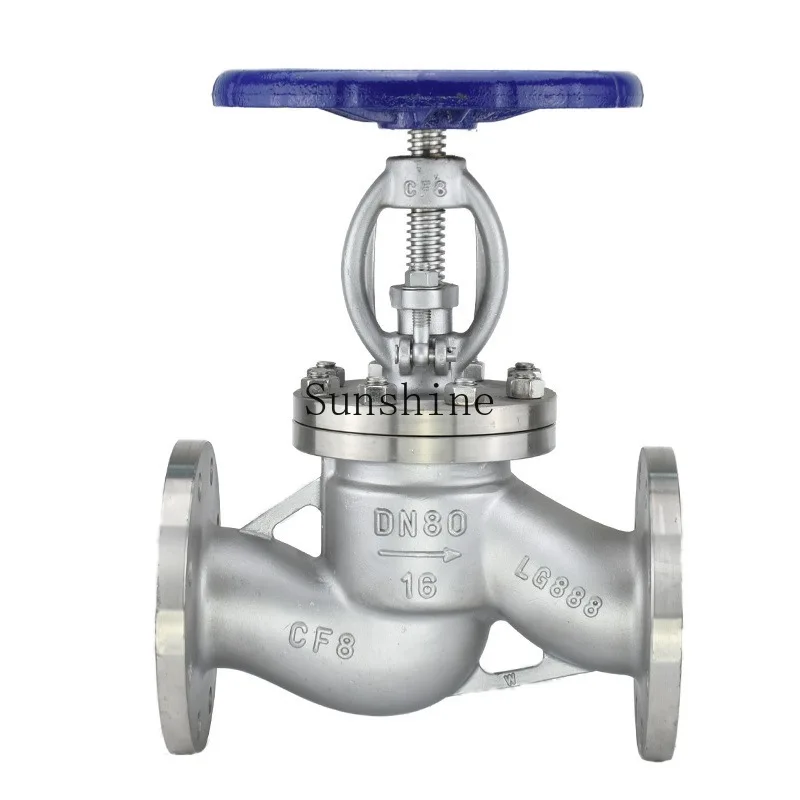 

J41W stainless steel 16RL flange globe valve 316L chemical steam test good work high temperature 25P