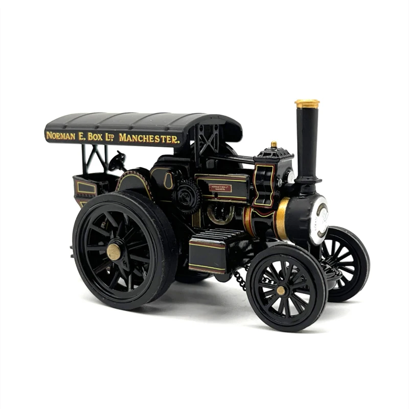 1:76 Scale Diecast Alloy B6 Steam Road Locomotive Car Model Classic Nostalgia Adult Toy Collection Souvenir Gifts Static Display