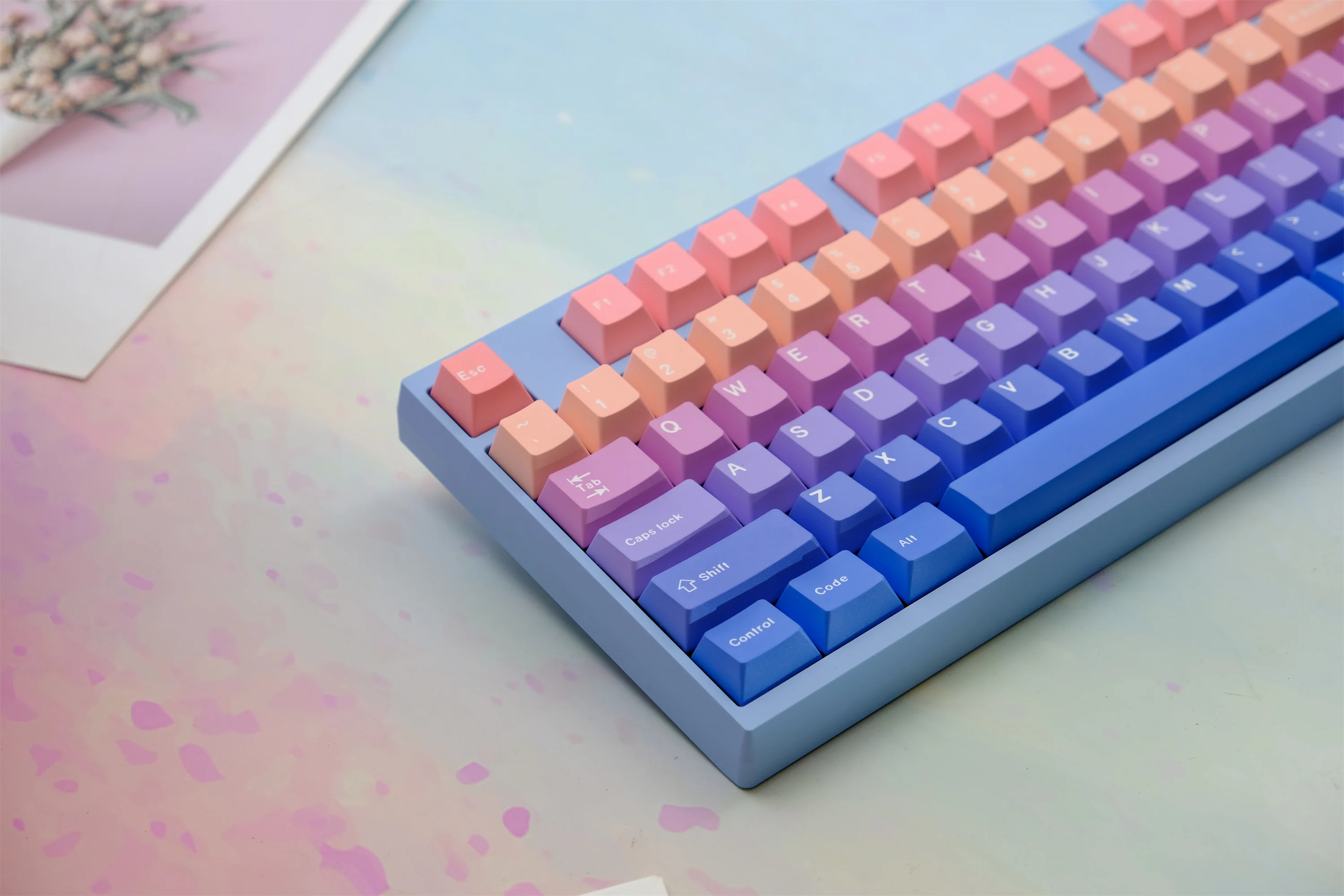 Star Moon Gradient Keycap 147 Keys PBT Keycaps Cherry Profile DYE-SUB Personalized For Mechanical Keyboard