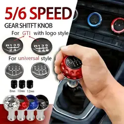 Aluminum  5/6 Speed Shift Knob Car Gear Shift Lever M/T for Anniversary VW GTI Jetta Golf，Universal  Shift Knob  Shift Lever