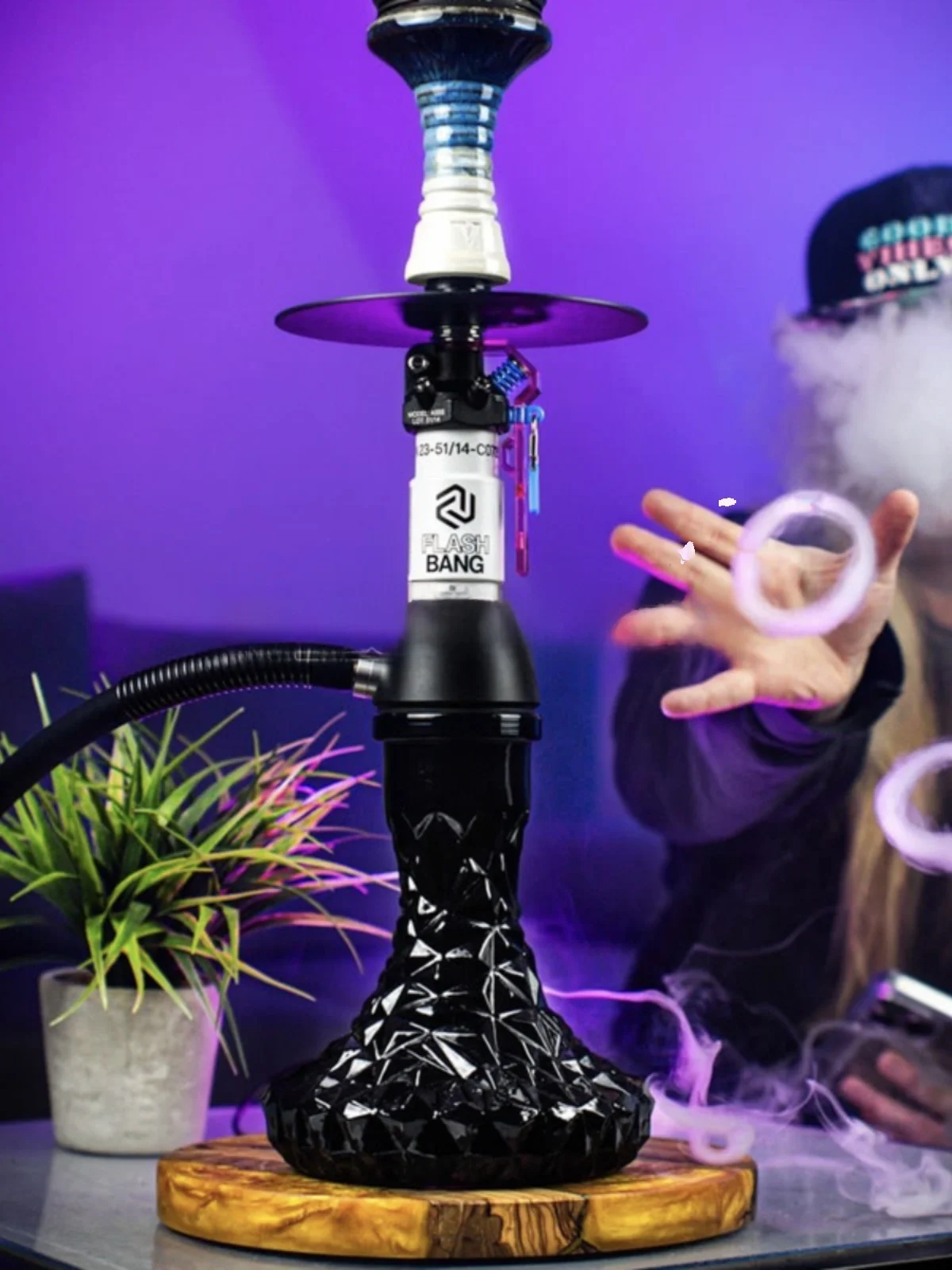 Arabian Hookah Single Tube Stainless Steel High End Gift Box Set Water Pipe Smoking Pipe Free Style Design Made in China
