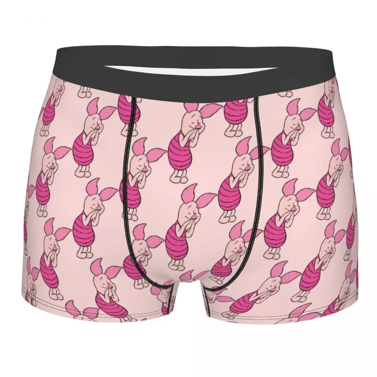 

Мужские трусы-боксеры с мультяшным принтом «Поросёнок Пиглет» из фильма, дышащие, оригинальные, новинка