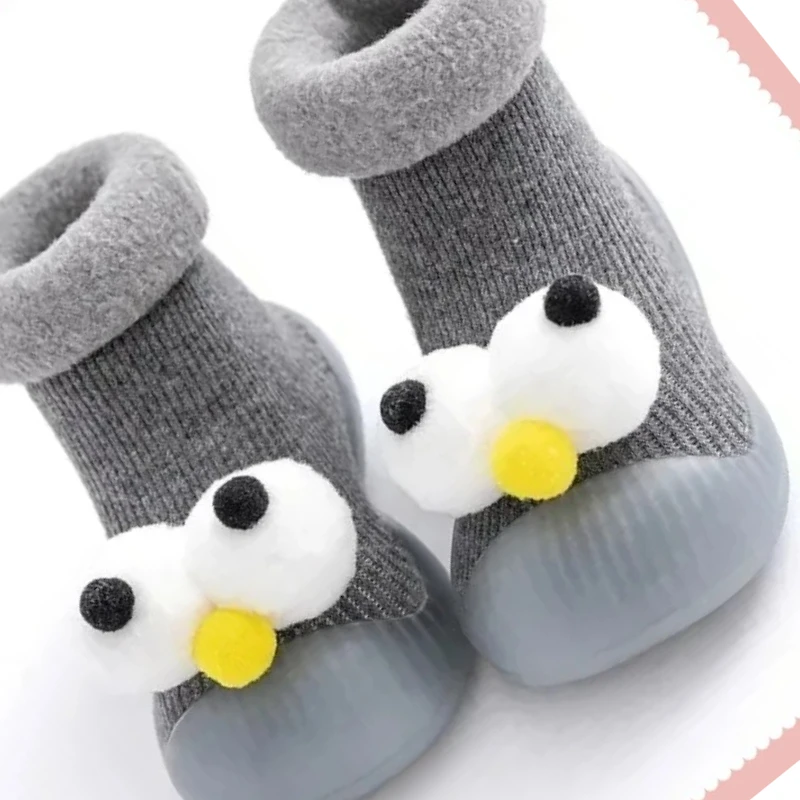 

Non-Slip Soft Sole Indoor Floor Shoes Baby Eyeball Doll Socks and Shoes Children's Indoor Floor Socks Toddler Toddler Shoes