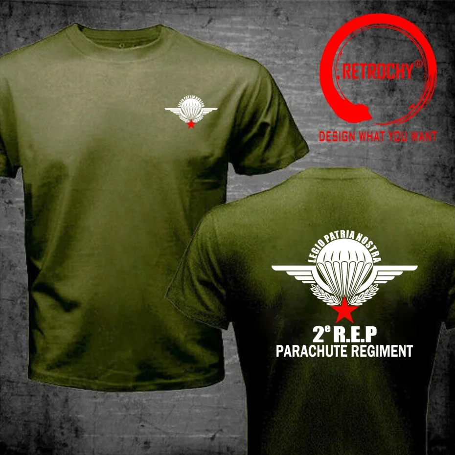 Funny Design Kyle 2e REP Parachute Regiment Legio Patria Nostra  Shirt Men Fashion Trendy Casual Clothing Stylish Tops Tee Shirt