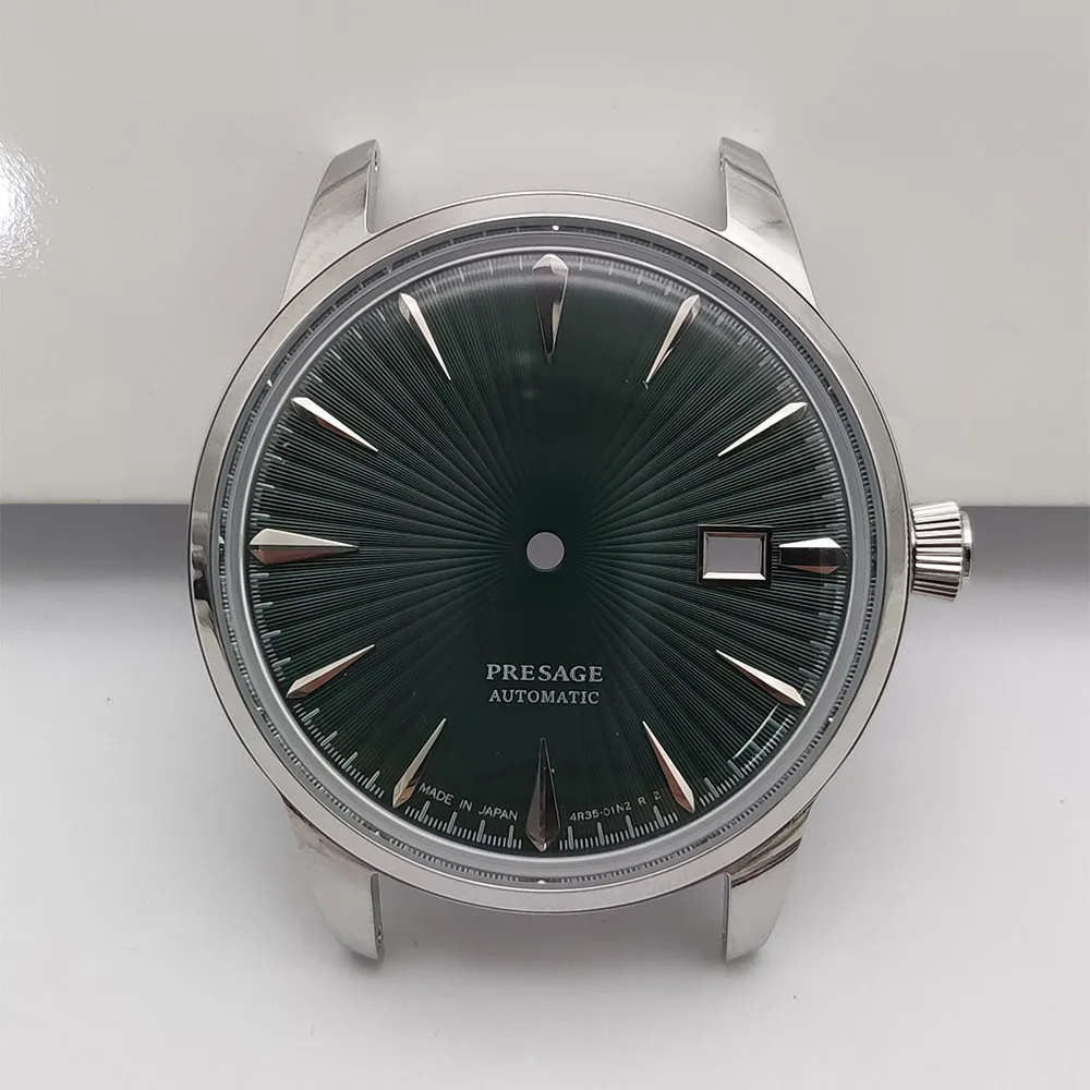 NH35 40mm Bubble Mirror Cocktail Cassa in acciaio inossidabile 316 5ATM impermeabile adatto per il montaggio del movimento NH35