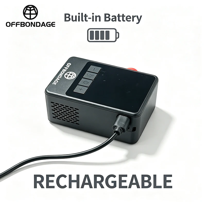 OFFBONDAGE Mini Electric Air Pump Bicycle Portable Digital Inflator Motorcycle MTB Road Bike Schrader Presta 150PSI Rechargeable