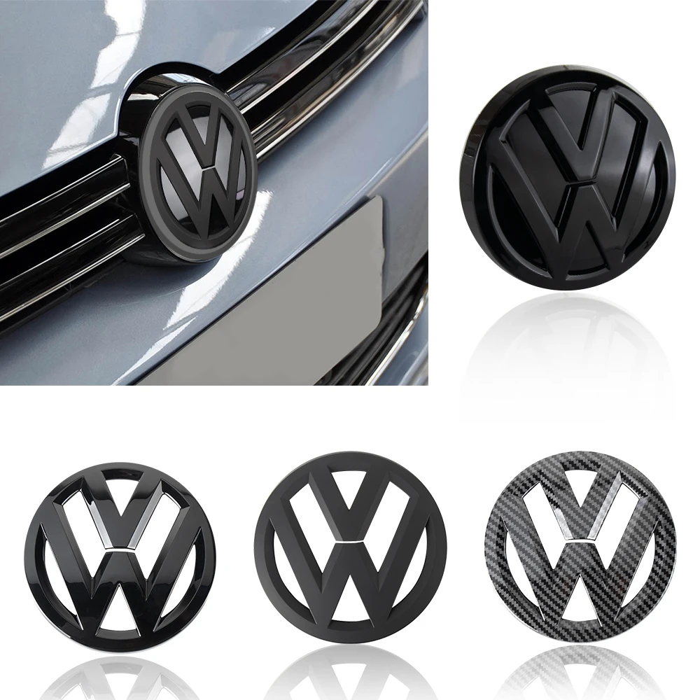 1PC Car Front Grill Badges Rear Trunk Emblem Lid Covers Logo Sticker For Volkswagen VW GOLF 4(MK4) GOLF 5 (MK5) GOLF 6 (MK6)