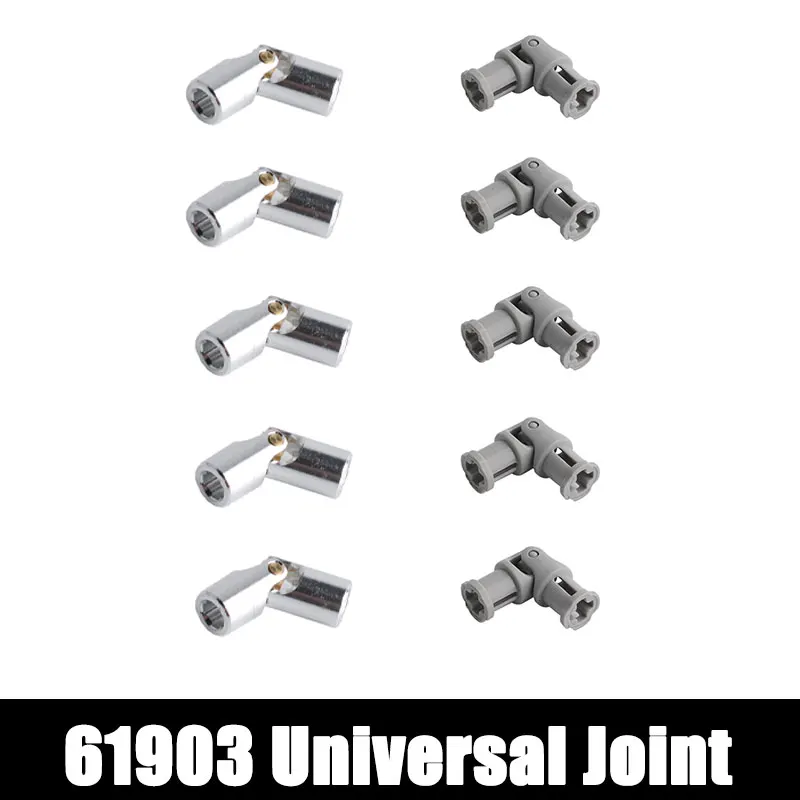 

61903 Plastic Universal Joint 3L MOC Power Functions Shaft Building Blocks Technical MOC Parts Compatible With Major Brands
