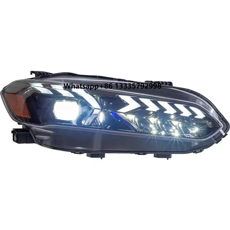 

For Honda 11th Generation for Civic LED Headlight Sequential Turn Signal OEM White 24V DRL Box Packaging New 6000k Front Lights