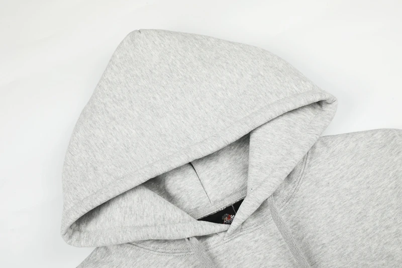 Pflaumenblüten-Stickerei Amerikanischer Streetwear-Hoodie für Männer, Oversized Pullover-Sweatshirt, Locker Sitzend, Urban Wear, Lässige Kapuzenpullover – Detail 5