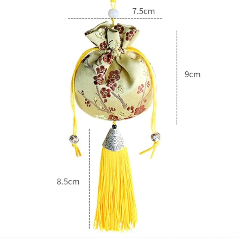 Sachet Vintage Brocade Hanfu Accessories Car Hang Interior Portable Sachet Jewelry Storage Bag