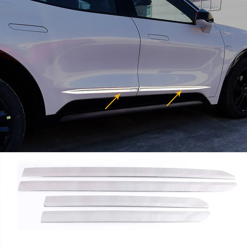 Car Body Kit Door Edge Strip Decoration Protect Trims for Ford Evos 2022 2023 2024 Accessories Auto Kit Styling Refit Modify