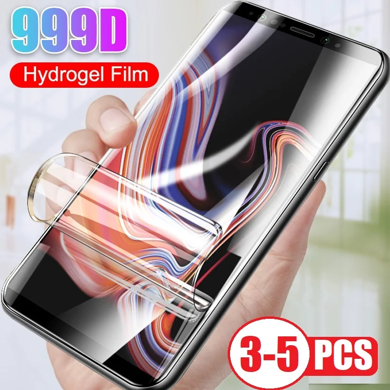 3-5Pcs Hydrogel Film For Samsung Galaxy M13 M14 M15 M32 M33 M34 M42 M52 M53 M54 M55 5G Screen Protector