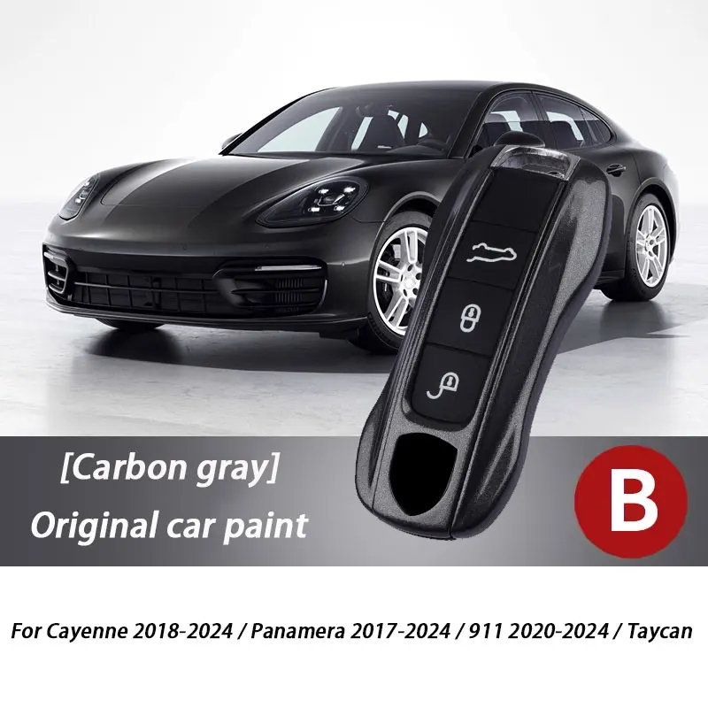 

For Porsche 9ya 9yb Panamera 971 911 Targe Taycan Macan 95b Cayman 718 Boxster Cayenne 2014-2025 Car Remote Smart Key Case Cover
