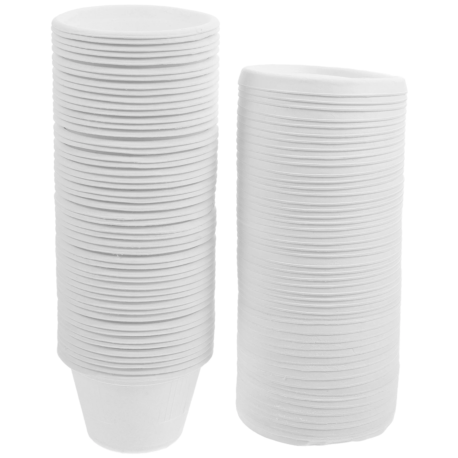 

50pcs Dip Cups 4 Oz Pulp Containers with Lids Disposable Sauce Paper Cups Condiment Containers Travel Boxes Biodegradable