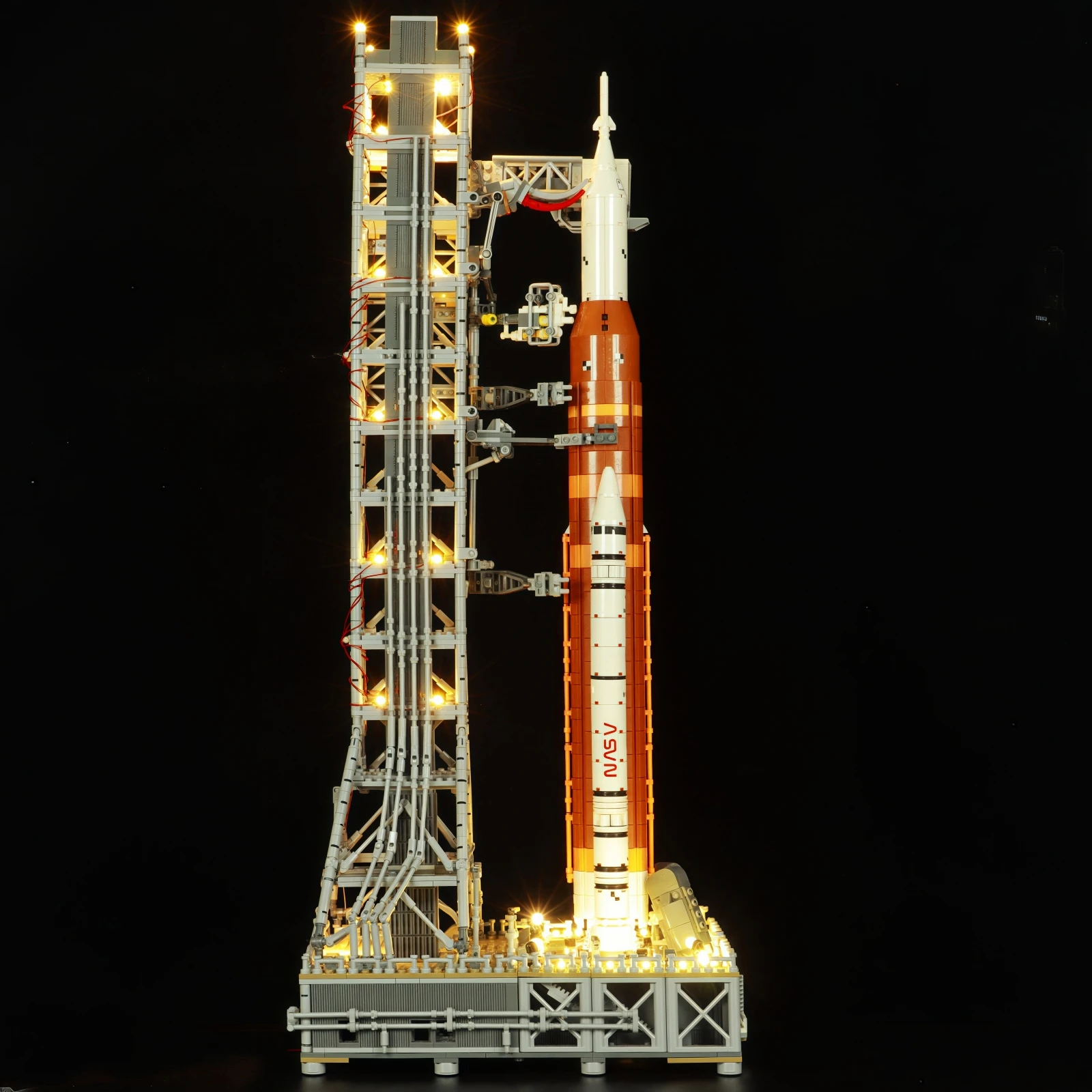 MAXCXT Set di luci a LED per LEGO 10341 Artemis Sistema di lancio spaziale Lampada decorativa fai-da-te (Non include il set di blocchi di costruzione Lego ﻿ ）